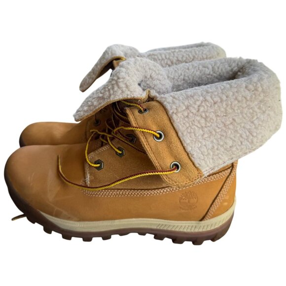 Timberland Women's Jayne Size 9.5M Brown Fold Down, Waterproof Boots - Picture 14 of 15